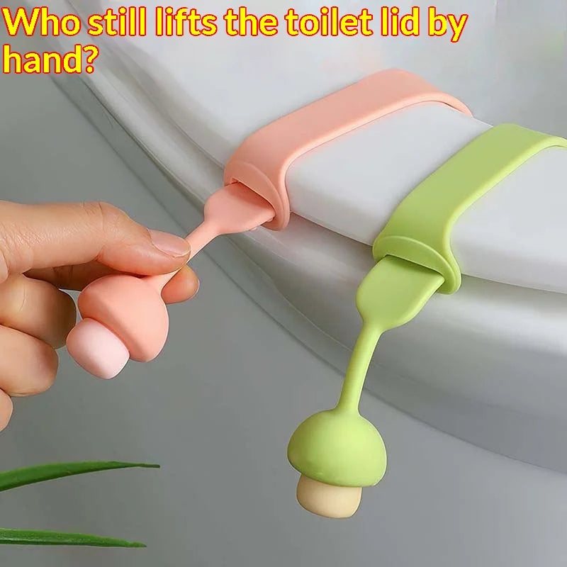 Silicone No-Touch Toilet Seat Lifter – Sanitary Bathroom Handle Toilet Seat Lifter Nixie
