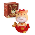 Cartoon Horse Chinese New Year Resin Figurine Gold Red Lucky Charm Resin Figurine Ornament Nixie 2