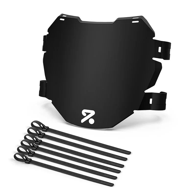 BUCKLOS MTB Fork Number Plate – Enduro DH Racing Mud Guard Fork Number Plate Nixie BLACK