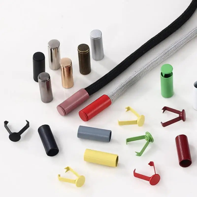 20Pcs Metal Cord End Stoppers for DIY Bags, Shoes & Lanyards Cord End Stoppers Nixie
