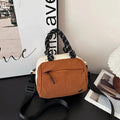 Women's Large Capacity Lightweight Nylon Shoulder Crossbody Bag Shoulder Crossbody Bag Nixie BB-607-Brown Extra Large