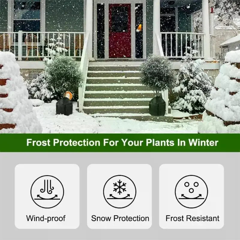 Anti-Freeze Oxford Cloth Plant Cover – Winter Garden Protection Plant Frost Cover Nixie