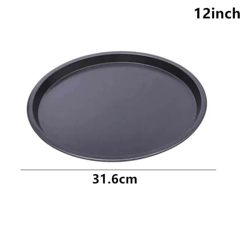 Nonstick Carbon Steel Pizza Pan – 10, 11, 12 & 14 Inch Pizza Baking Pan Nixie 12in