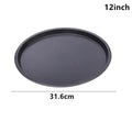 Nonstick Carbon Steel Pizza Pan – 10, 11, 12 & 14 Inch Pizza Baking Pan Nixie 12in