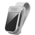 Car Sun Visor Sunglasses Clip Holder & Card Organizer Car Visor Organizer Nixie Grey