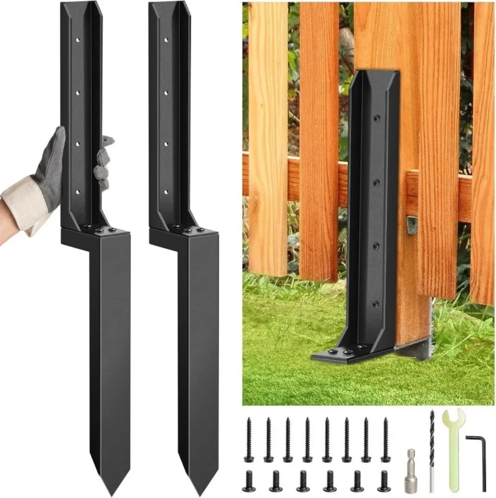 Metal Fence Ground Anchor Kit – Heavy-Duty Grounding Plug Fence Ground Anchor Nixie