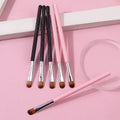6-Piece Eyeshadow Brush Set – Blending & Concealer Brushes Eyeshadow Brush Set Nixie Pink