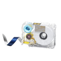 Phomemo A30 P15 Two-Tone Satin Ribbon Cartridge 12mm × 4.5m Printer Ribbon Cartridge Nixie gold on sliver-blue