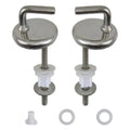 Stainless Steel Toilet Seat Hinge Kit – Universal Replacement Toilet Seat Hinge Nixie WHITE