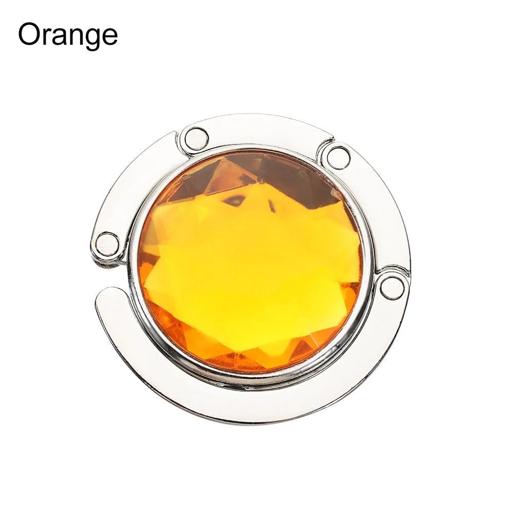 Foldable Metal Handbag Hanger – Portable Table Bag Hook