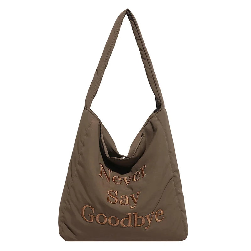 Women's Large Capacity Tote Bag – Lightweight Shoulder Handbag Women's Tote Bag Nixie BB-725-Brown Extra Large