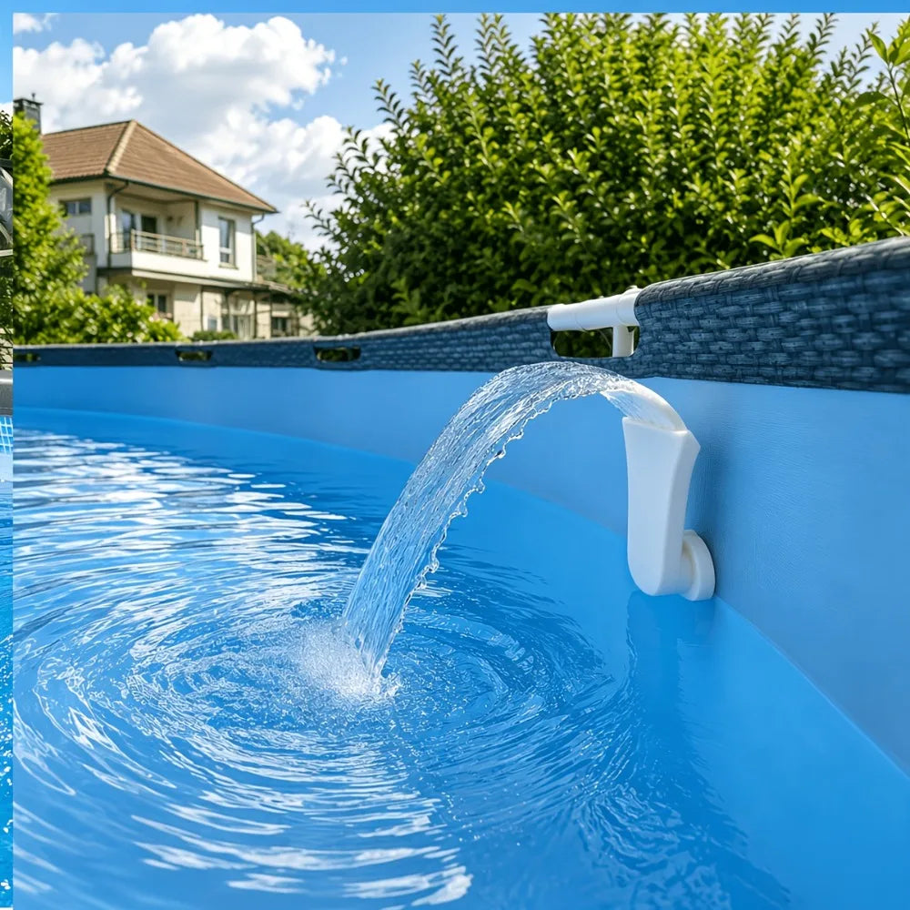 Pool Fountain Waterfall Sprayer Set – Universal Thread Install