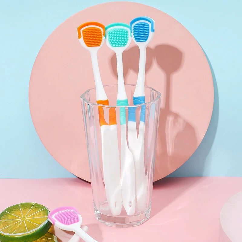 Dual-Sided Silicone Tongue Cleaner – Portable, Odor-Free Scraper Tongue Scraper Nixie