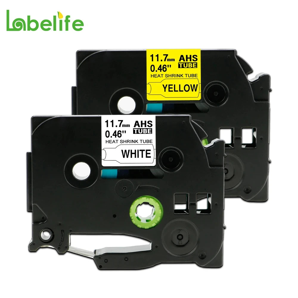 Brother HSe Heat Shrink Tube Tape HSe-231 HSe-631 P-Touch Label Printer Tape Nixie