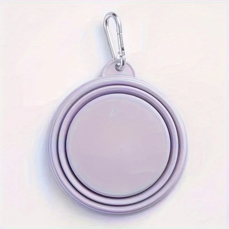 350ml Collapsible Silicone Pet Bowl for Travel – Dogs & Cats Collapsible Pet Bowl Nixie purple 350ml