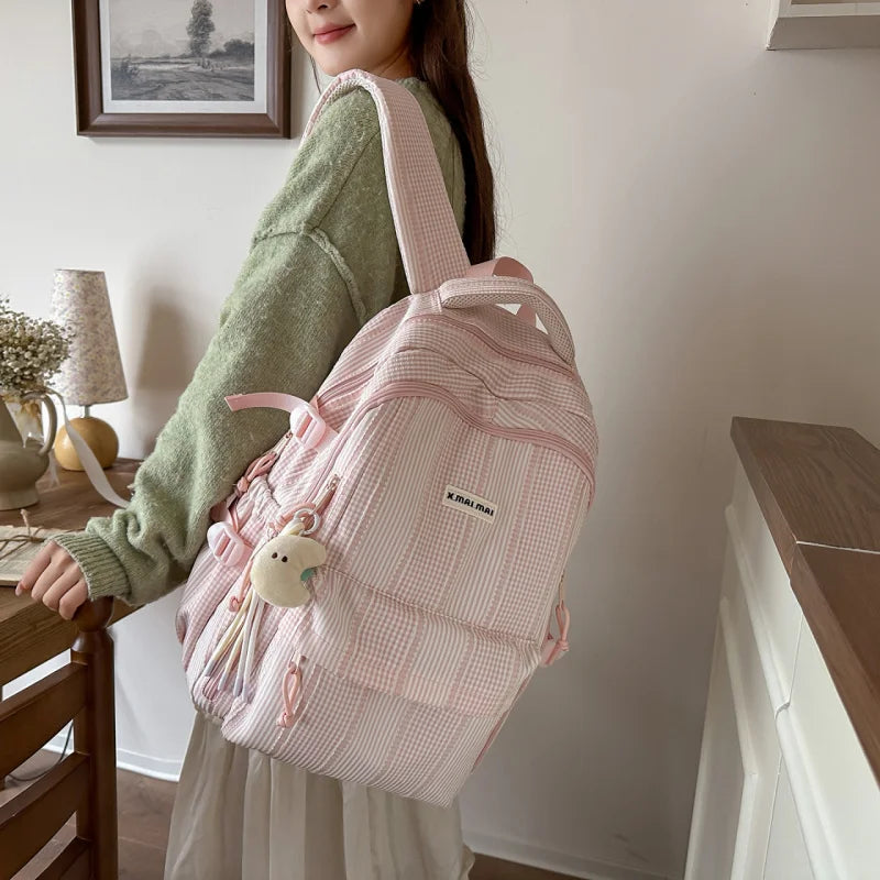 Korean Style Large Capacity Casual Backpack for Women