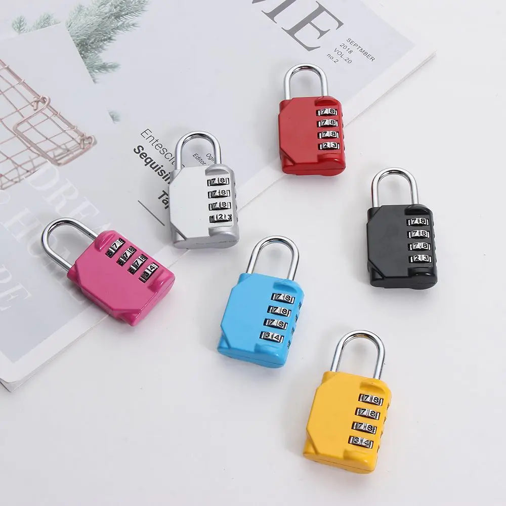 4-Digit Resettable Combination Padlock – Waterproof Travel Lock