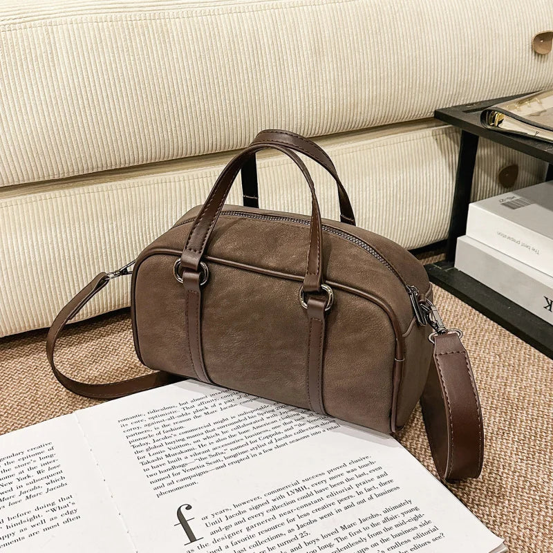 Retro Baguette Crossbody Bag – Women's Versatile PU Handbag Crossbody Handbag Nixie