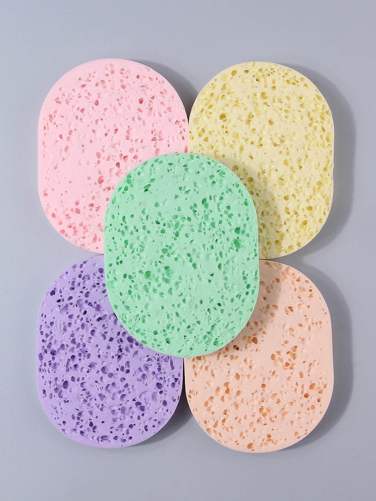 Soft Oval Facial Cleansing Sponge & Makeup Remover Puff Facial Cleansing Sponge Nixie