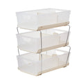 Stackable Storage Basket with Drawers – Desktop Organizer