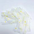20PCS Daisy Zipper Bags – Reusable Dustproof Travel Storage Zipper Storage Bags Nixie 10pcs