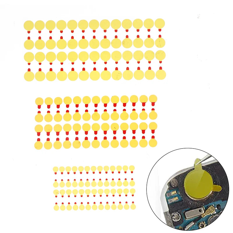 100Pcs Phone Camera Dust Protective Stickers 5/8/10mm