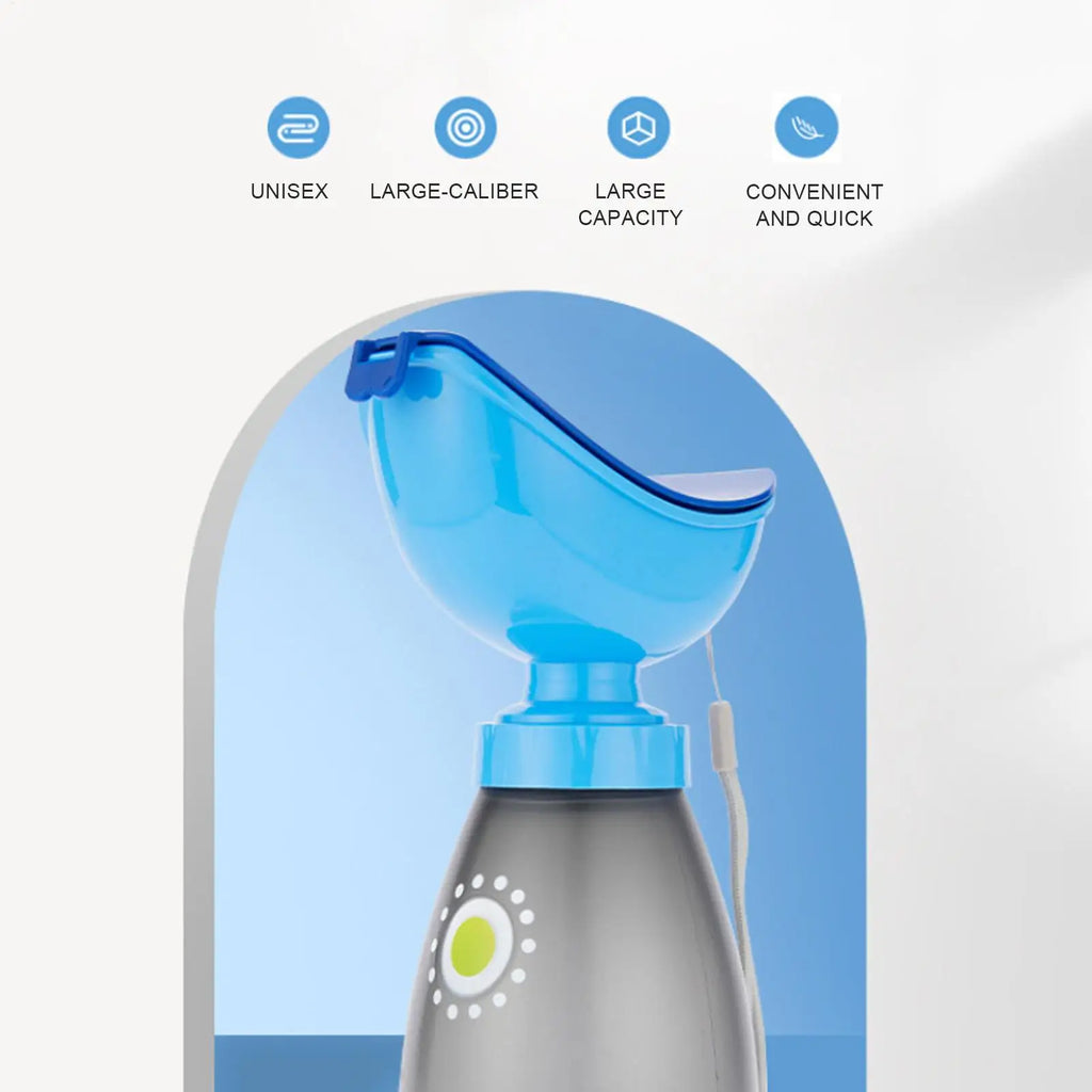 Portable Unisex Urinal Bottle with Lid & Funnel | Travel