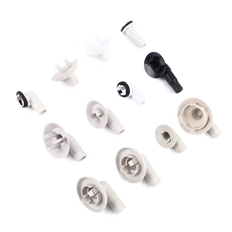 AC Drain Hose Connector Elbow Fitting with Rubber Ring for Gree Kelon