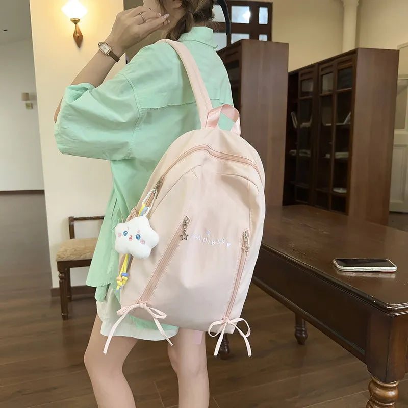 Korean Lightweight Waterproof Backpack for Women & Students