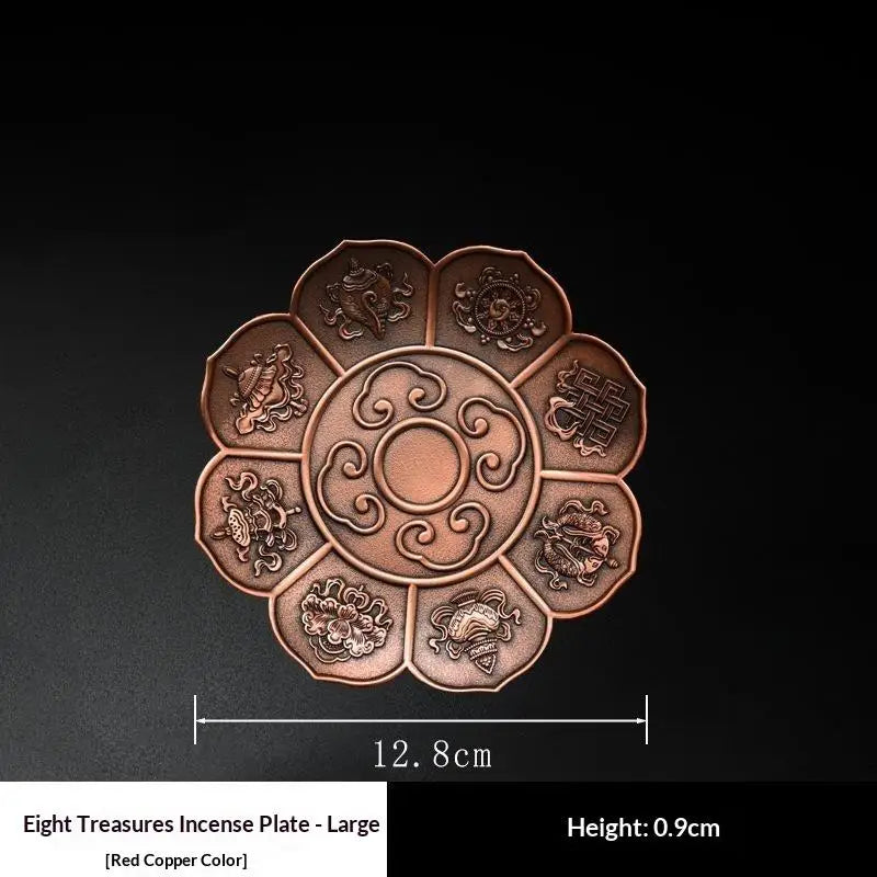 Solid Brass Incense Holder Set – Stick, Coil & Vase Zen Decor