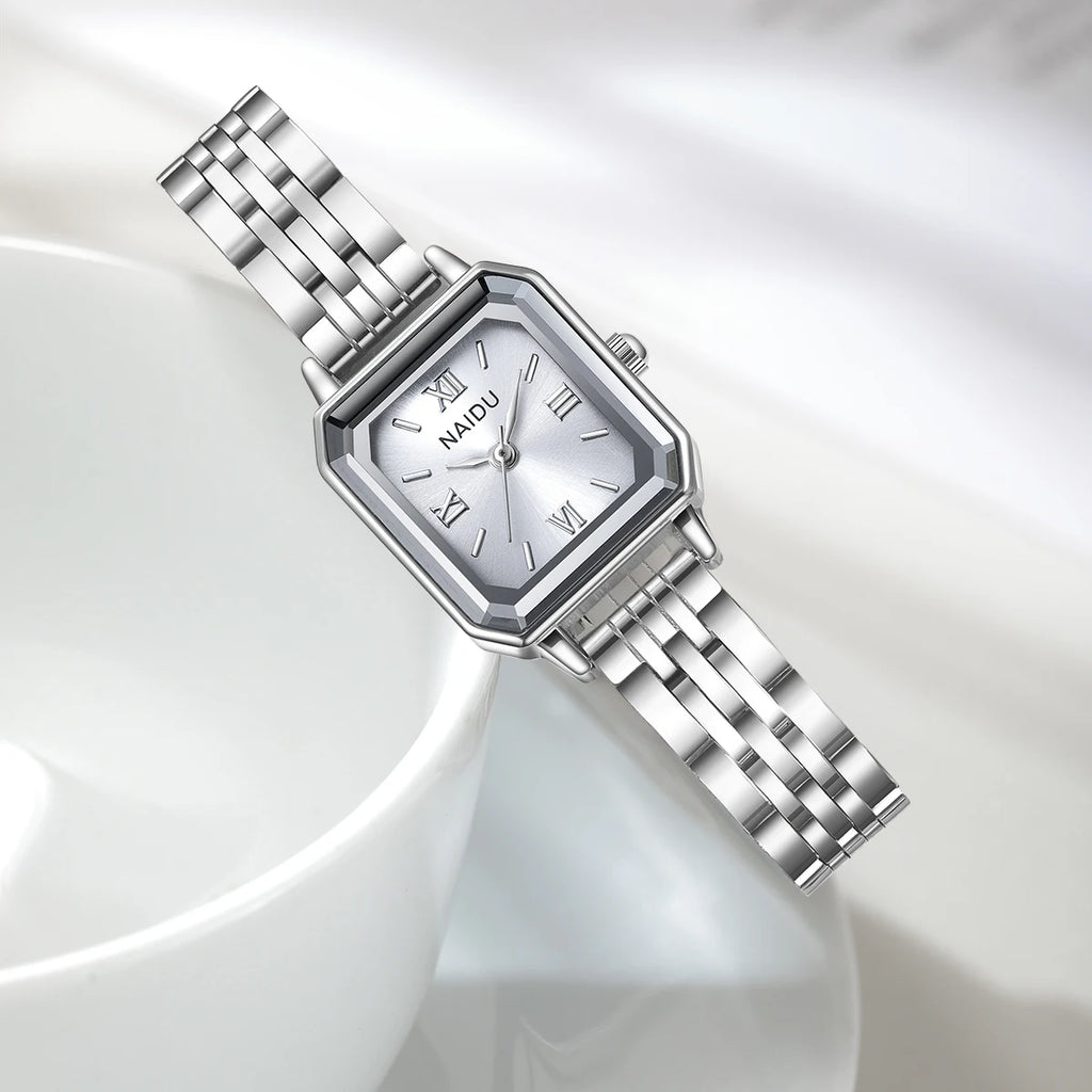 REBIRTH Women's Retro Quartz Watch – Light Luxury Daily Style Women's Quartz Watch Nixie