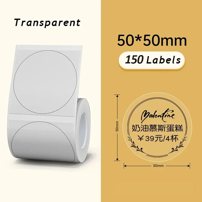 Thermal Label Paper for Phomemo M110 M200 M220 – Adhesive Stickers