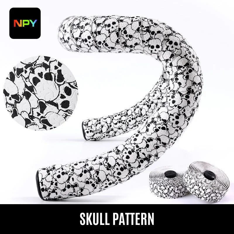 Cherry Blossom Road Bike Handlebar Tape – PU+EVA Anti-Slip Bike Handlebar Tape Nixie KULOU