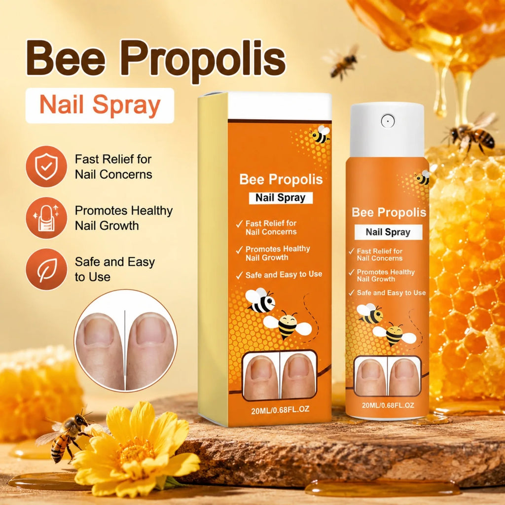 Bee Propolis Nail Spray – Nourishing Cuticle & Nail Care Nail Care Spray Nixie