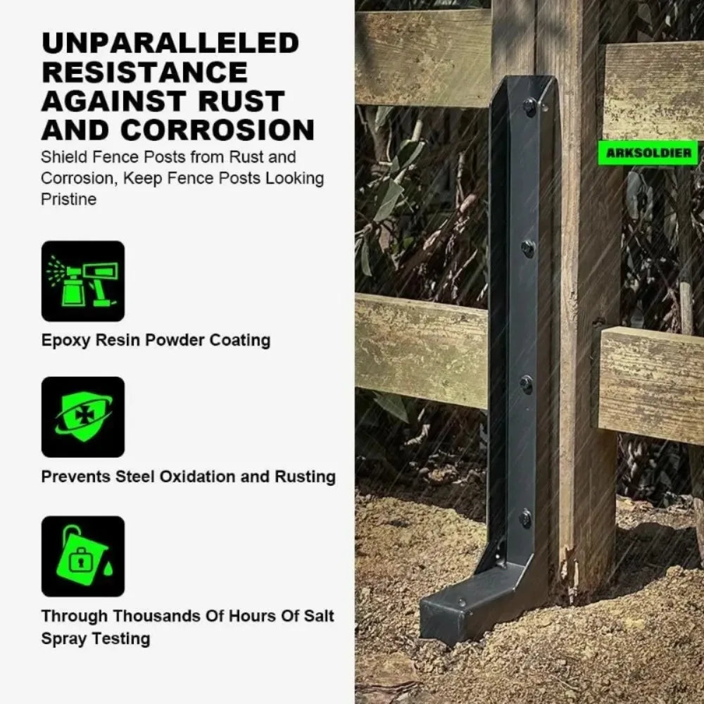 Metal Fence Ground Anchor Kit – Heavy-Duty Grounding Plug Fence Ground Anchor Nixie