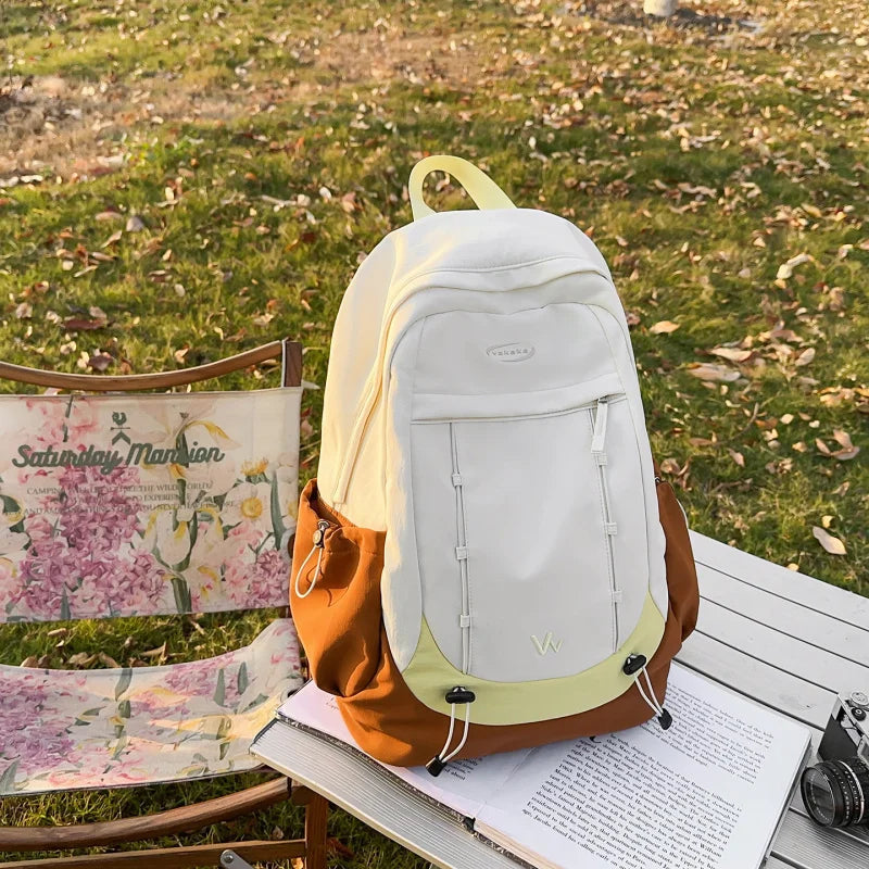 Nixie Large-Capacity Color-Block Hiking Backpack | Lightweight Hiking Backpack Nixie
