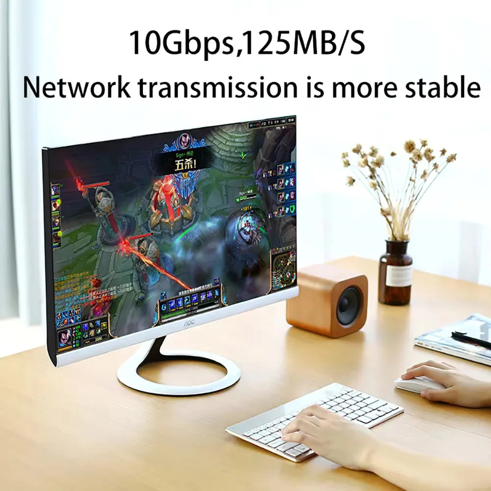 Cat6 Flat Ethernet Cable 1Gbps RJ45 LAN Cord PC PS5 Xbox Ethernet LAN Cable Nixie