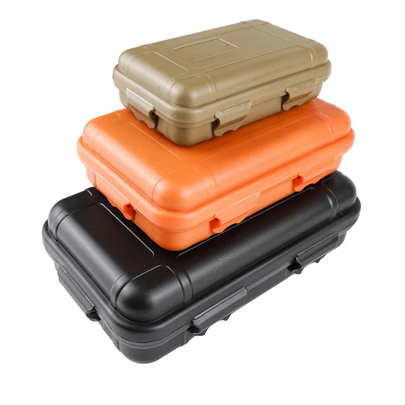 EDC Waterproof Survival Kit Box – Shockproof Portable Case Waterproof Storage Box Nixie