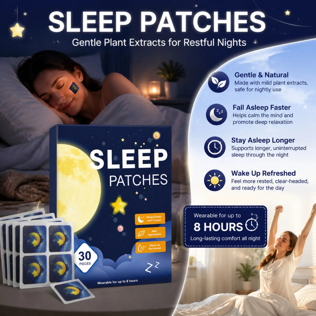 30Pcs Sleep Patches – Soothing Bedtime Body Stickers | Night Rest Sleep Aid Patches Nixie