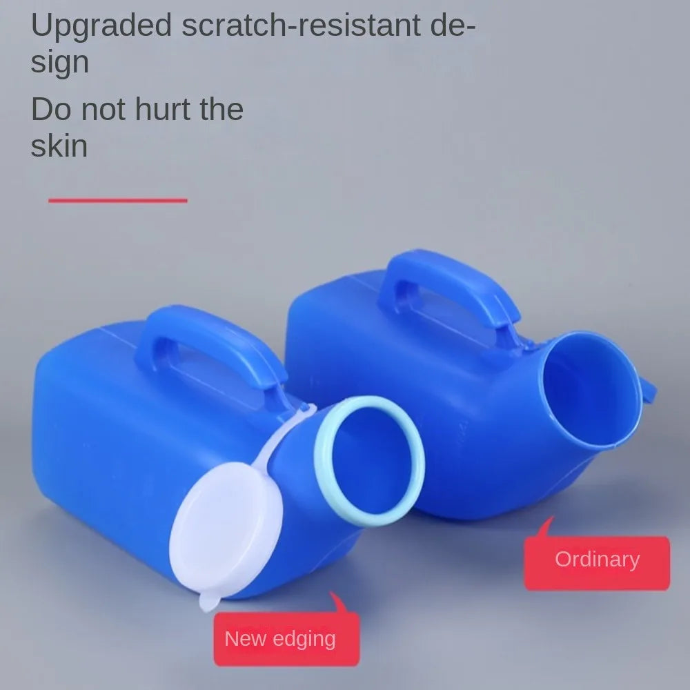 Portable Urinal Bottle with Lid – 1000ml Travel Night Pot Portable Urinal Bottle Nixie