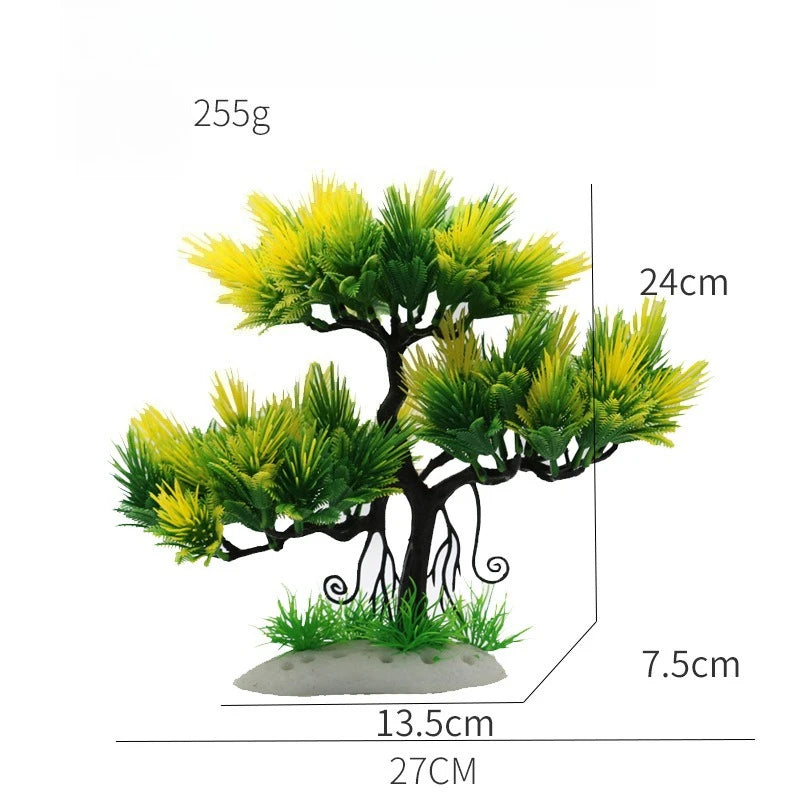 Artificial Aquarium Tree Bonsai Fish Tank Landscape Decor Aquarium Decoration Nixie