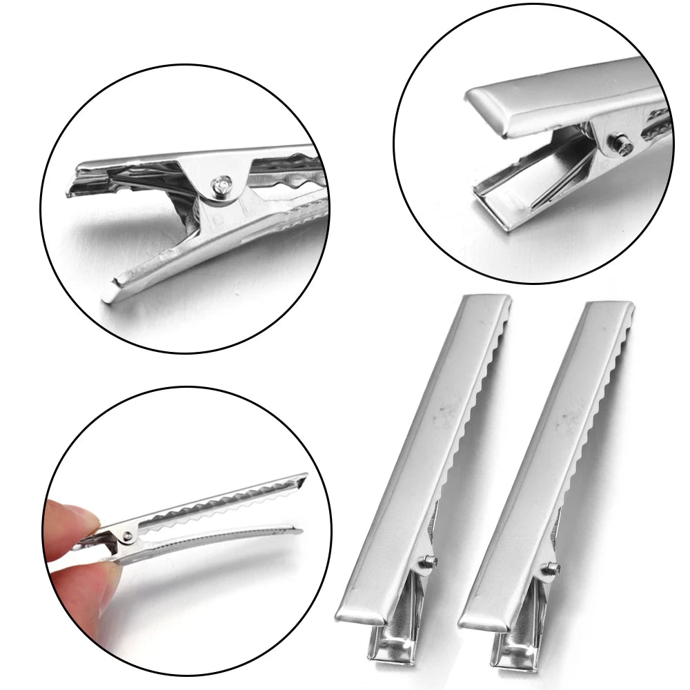Metal Duckbill Alligator Hair Clips Flat Hairpins 20-50pcs Hair Alligator Clips Nixie