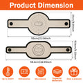 2-Pack Silicone Bread Sling Non-Stick Dutch Oven Liner Baking Mat Silicone Baking Mat Nixie 2Pcs Style 2