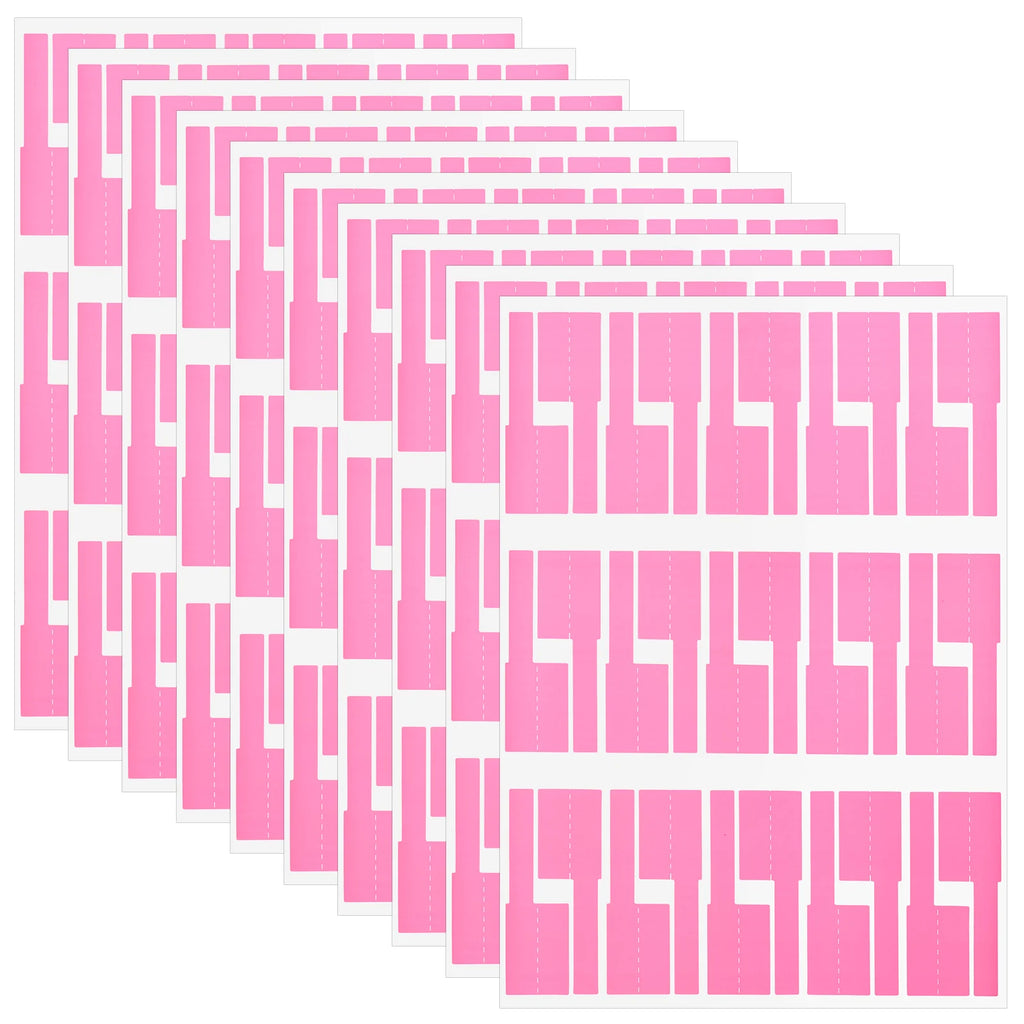 300Pcs Waterproof Self-Adhesive Cable Labels – 10 Sheets