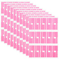 300Pcs Waterproof Self-Adhesive Cable Labels – 10 Sheets