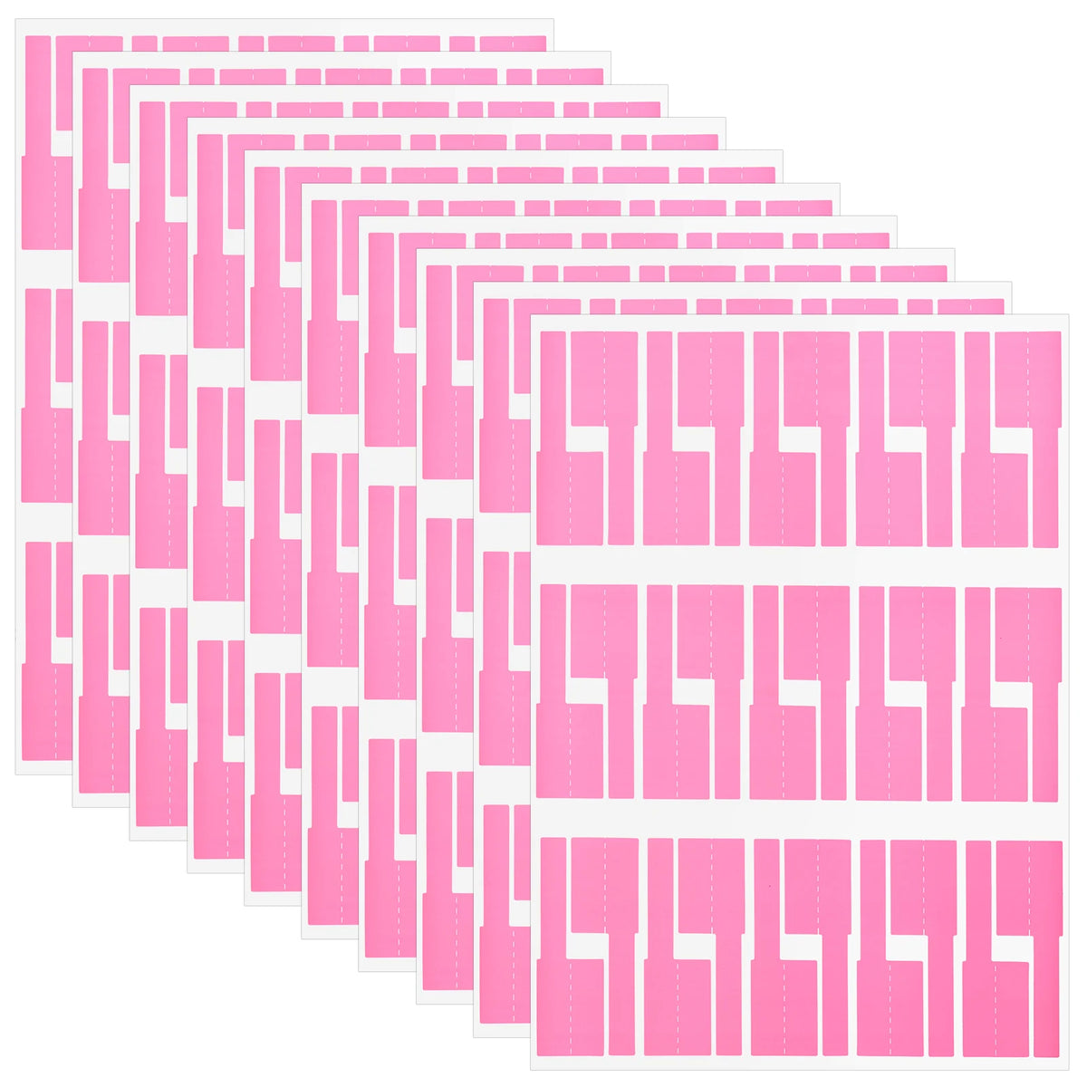 300Pcs Waterproof Self-Adhesive Cable Labels – 10 Sheets
