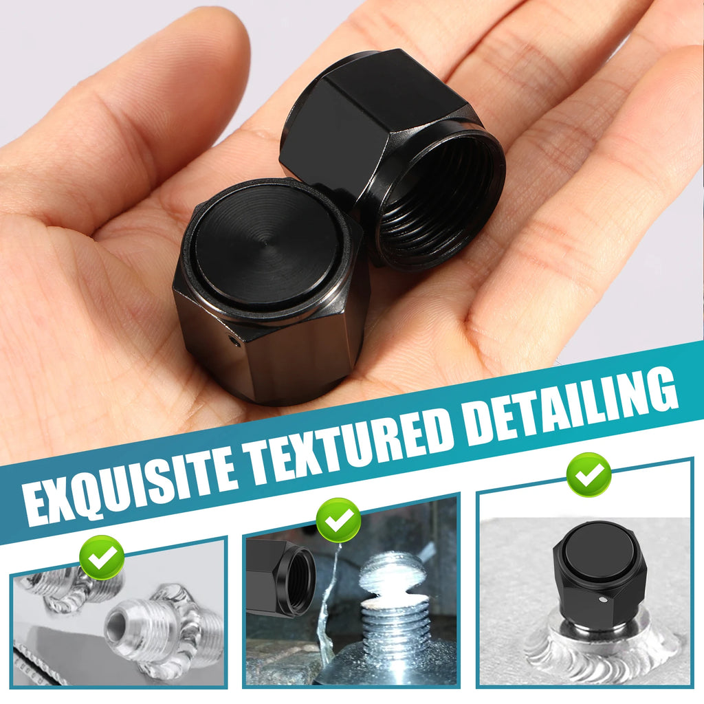 2Pcs AN Flare Cap Aluminum 8AN 10AN 12AN Fitting Cover AN Fitting Caps Nixie