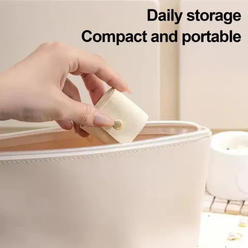 4-Compartment Portable Mini Travel Jewelry Organizer Bag Travel Jewelry Organizer Nixie