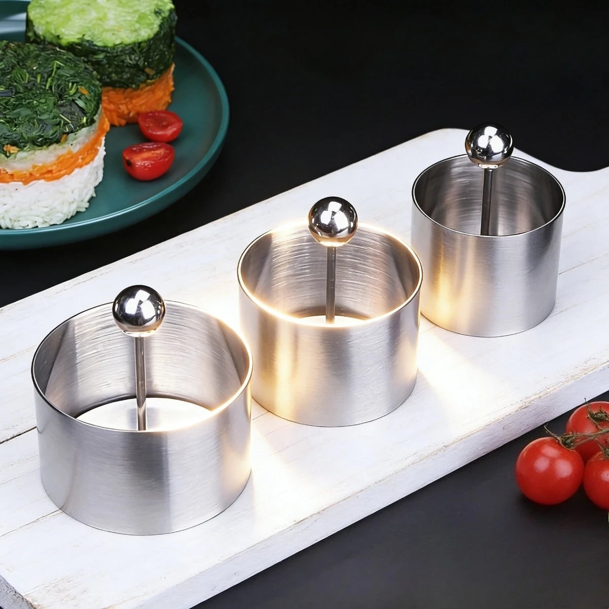 Stainless Steel Round Cake Mousse Ring Mold – Non-Stick Kitchen Tool