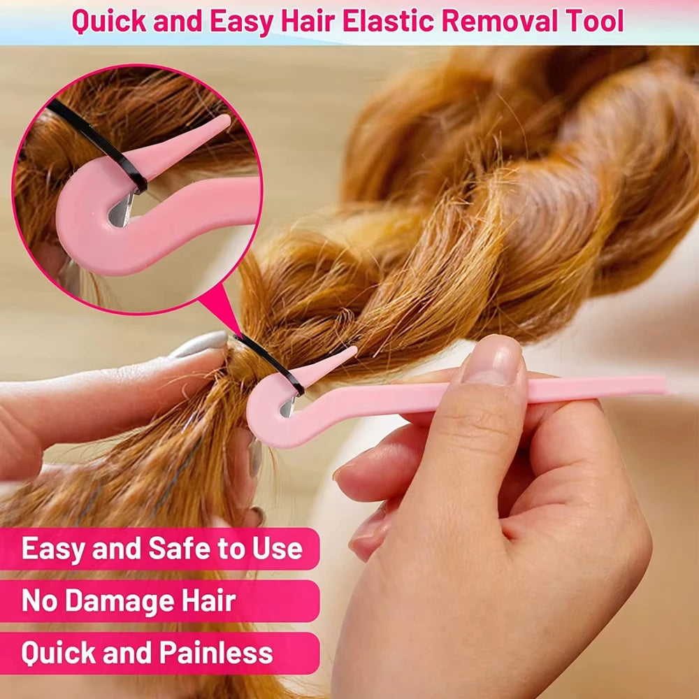 5-Pack Hair Elastic Band Cutter – Safe Easy Ponytail Remover Hair Accessory Tool Nixie